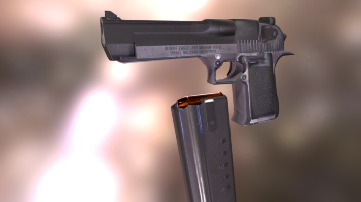 Desert eagle - Download Free 3D model by hpedrors [f2ec1af] - Sketchfab
