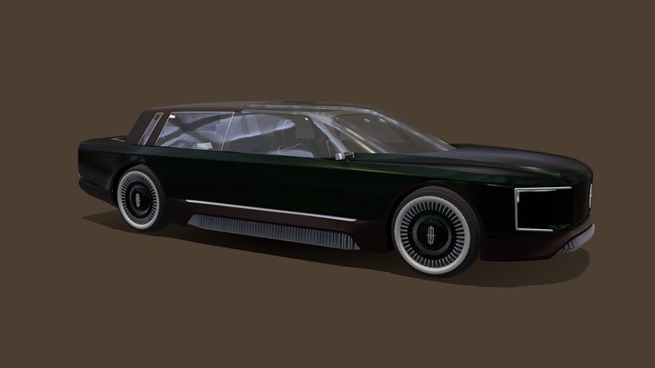 Lincoln Town Car Design project 3D Model