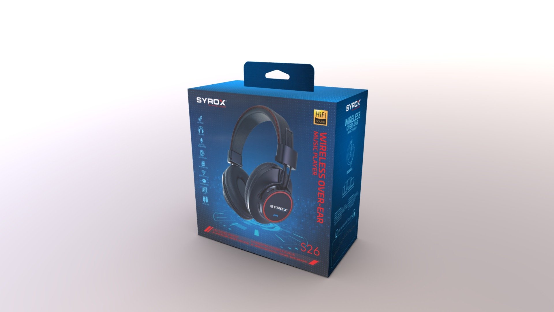 headphones box design 3D model by ozgurx [f2ec7b6] Sketchfab