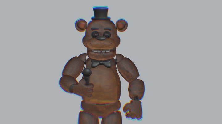 Freddy Fazbear 3D Model