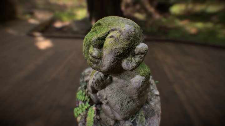 Otagi Nenbutsu-ji statue - MTSU Animation – Free 3D Model STL