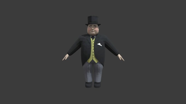 Sir Topham Hatt (ThomasAr) 3D Model