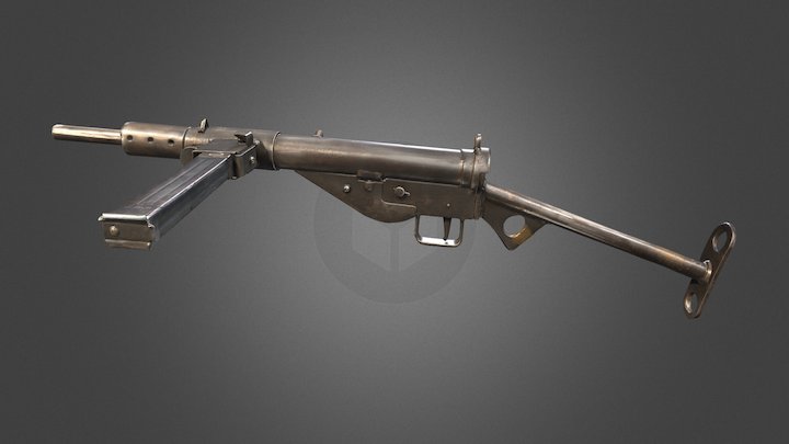 Pistolet-mitrailleur Sten – Modelo 3D gratuito STL