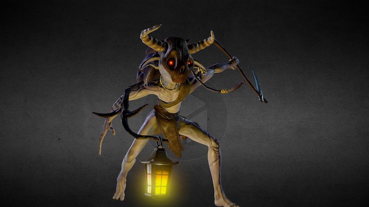 Creature 3D Model