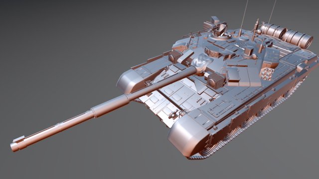 T90 Modeling Final 3D Model