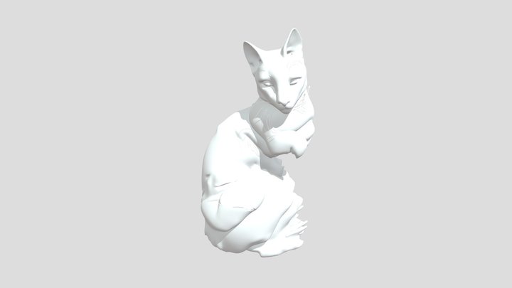 Cat 3D Model