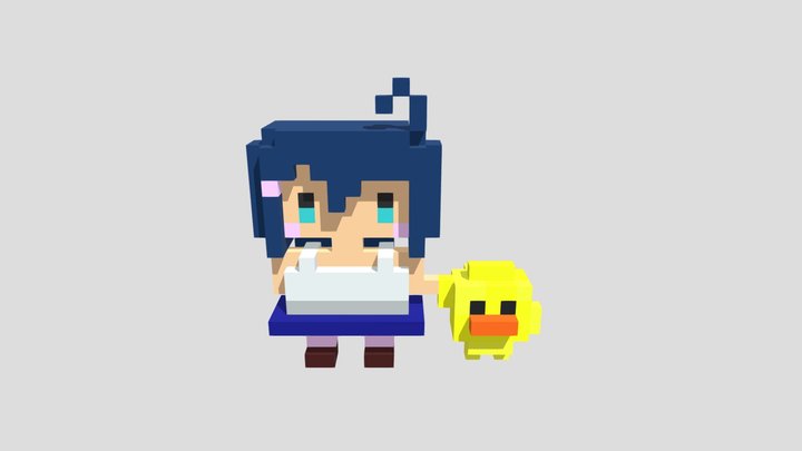 Brave  Girl_1 3D Model