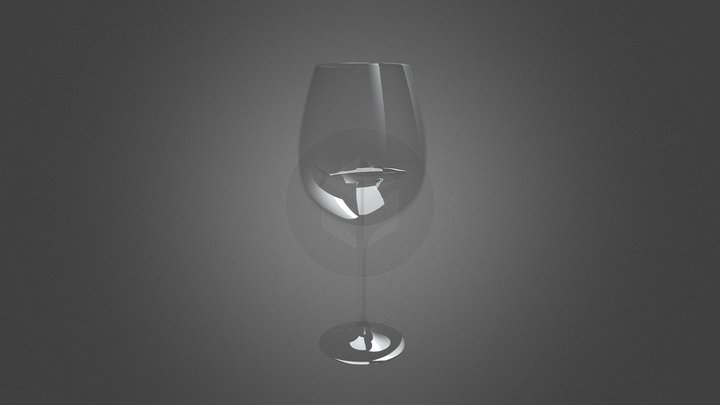 wine shark glass 2019-9-23 3D Model