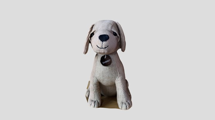 Stuffed Toy Dog 3D Model