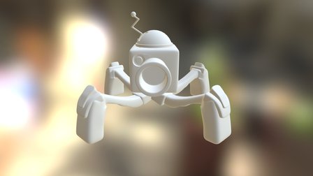 Alien robot 3D Model