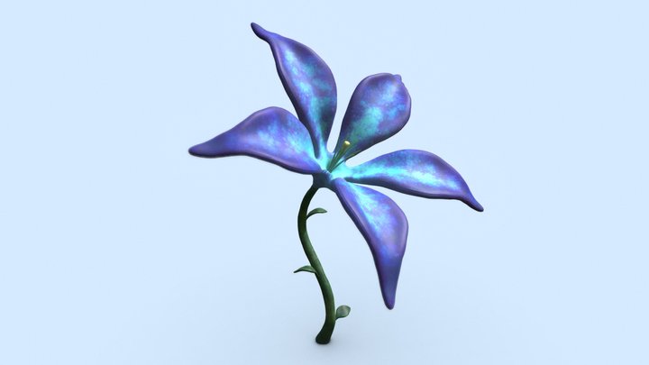 Magical Flower 3D Model