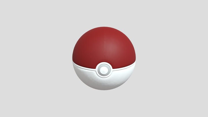 Pokebola 3D Model