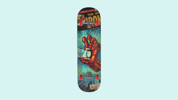 Skateboard 3D Model 3D Model
