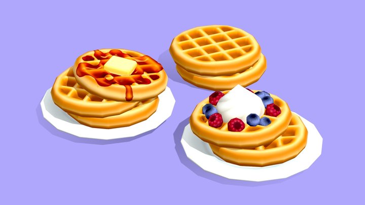 Waffles 3D Model