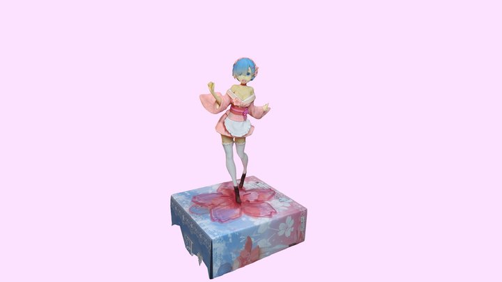 樱花雷姆Sakura Rem 3D Model
