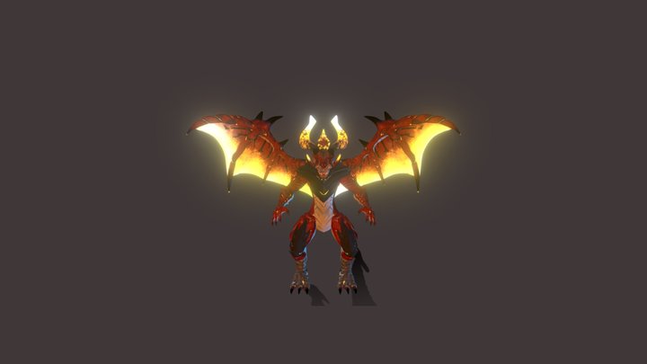 Dragon Ikus 3D Model