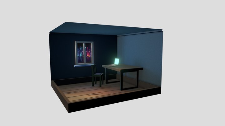 3D Styleframe Room 2 V2 3D Model