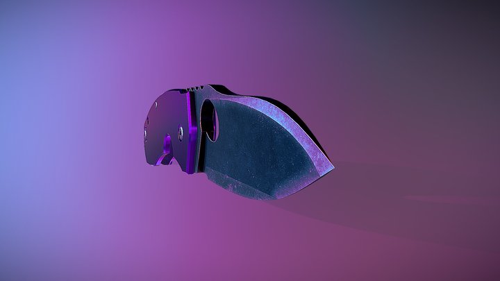 Spyderco Techno 3D Model