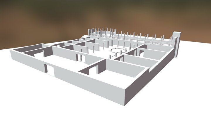 villa 01 (ohne Daecher) 3D Model