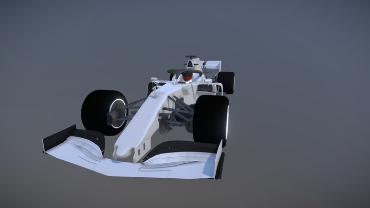 F1 2019 Car 3D Model
