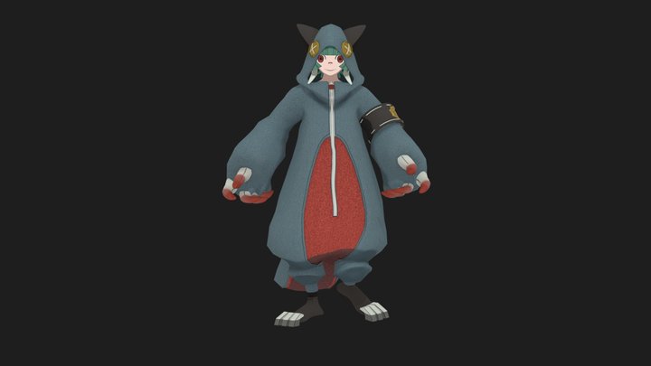 Guita Hebby Fantasia 3D Model