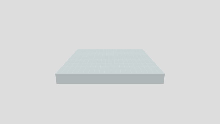 gray white grid 3D Model