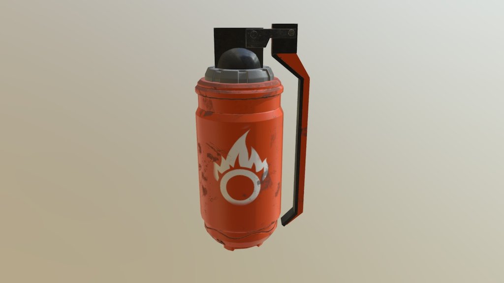 fire grenade - 3D model by houssemkat [f2f9c6d] - Sketchfab