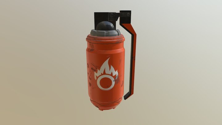 fire grenade 3D Model