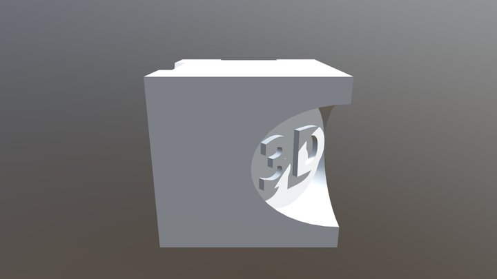 3DMM Logo 3D Model