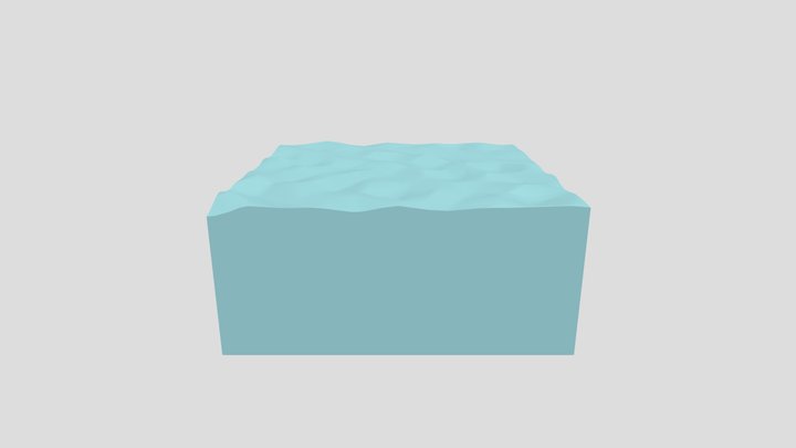 LOW POLY Water 3D Model
