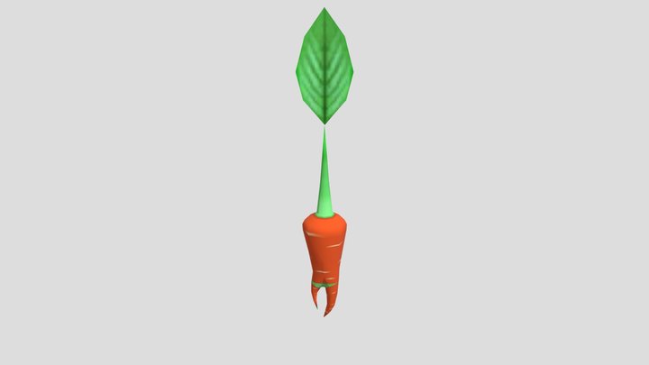 Wii U - Pikmin 3 - Pikpik Carrot 3D Model