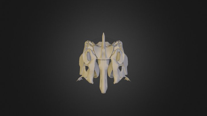 Ethmoidale Human Anatomy 3D Model