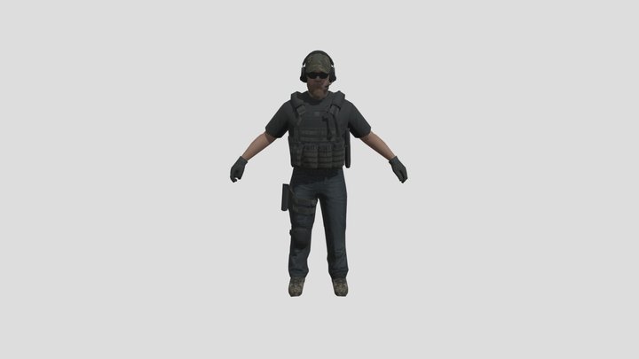 Фбр из стендофф 2 sandstone 3D Model