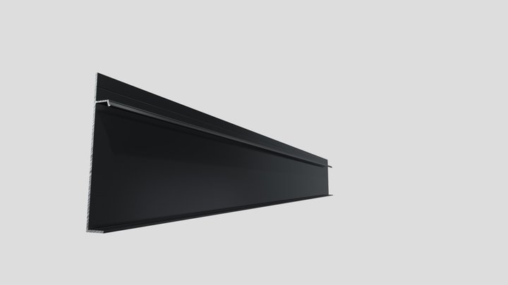 Скрытый плинтус для пола Respect Deluxe 4126 3D Model