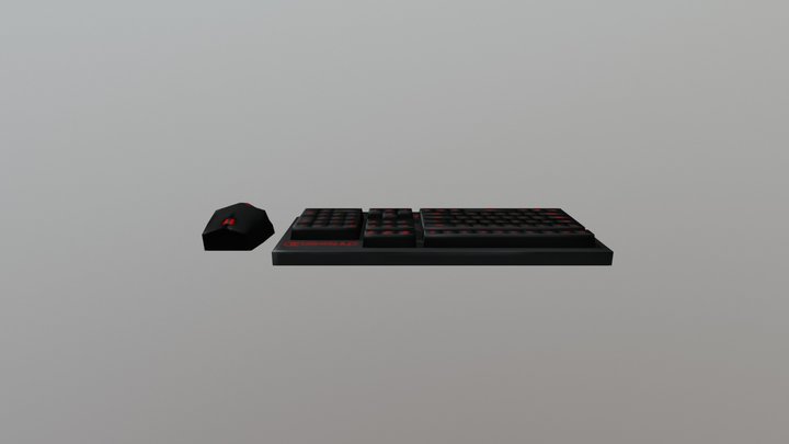 Mouse and Keyboard - Household Props Challenge 3D Model