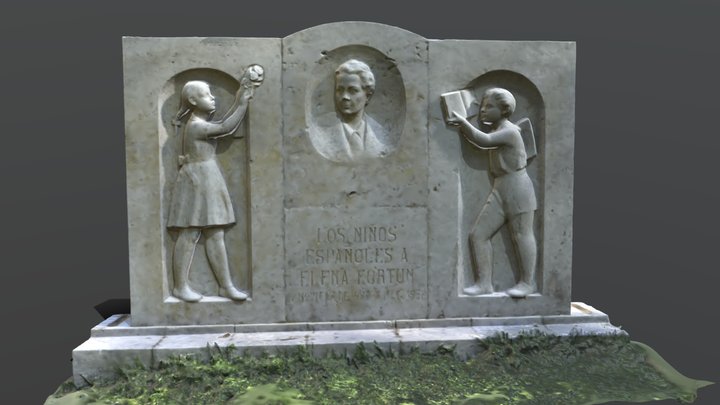 Monumento Elena Fortun 22-5-23 3D Model