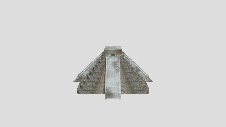 Chichen Itza, El Castillo, Temple of Kukulcán 3D Model