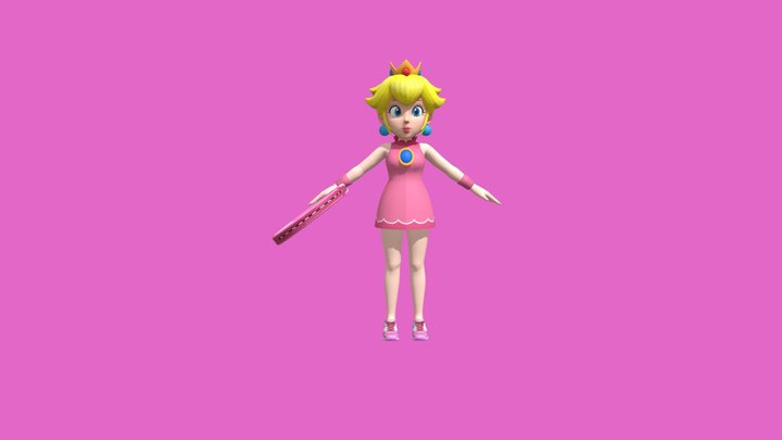 Super Mario - Peach (Tennis ver.)