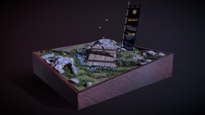 Diorama Past Present Future 3D Model