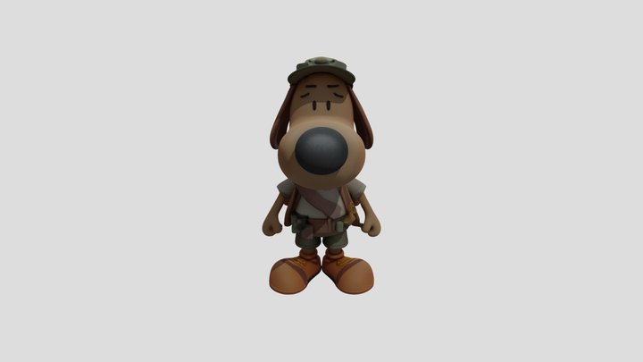 Perro Felix 3D Model