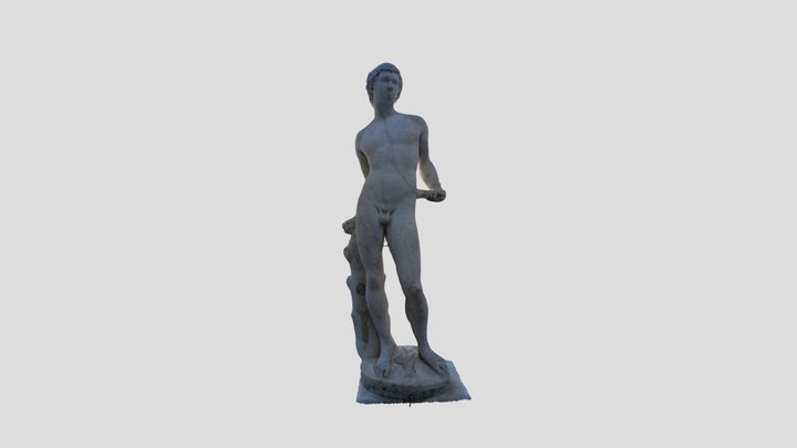 Piazza Pretoria - Palermo - statua di Apollo 3D Model