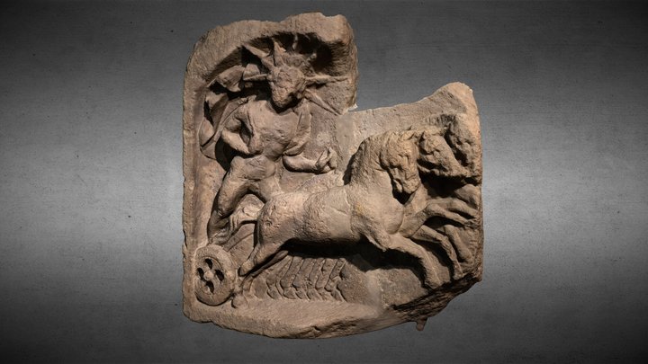 relief depicting the god Helios – Modelo 3D gratuito STL