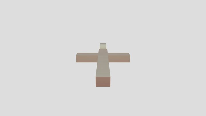 La Croix Du Christ 3D Model