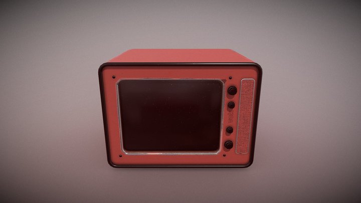 Old TV 3D Model