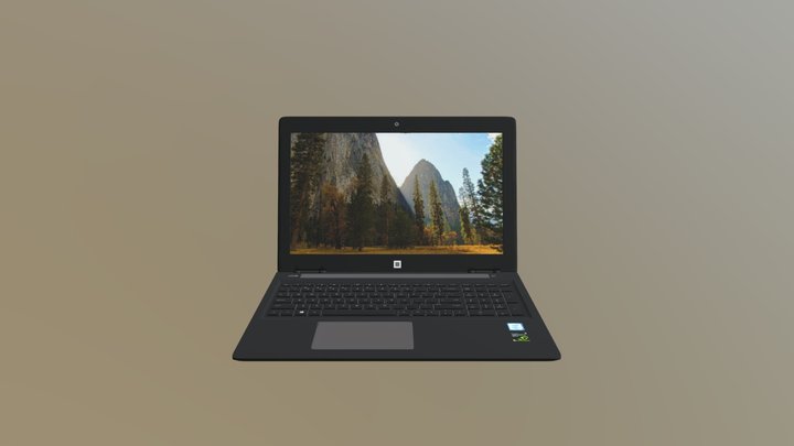 HP Laptop 3D Model