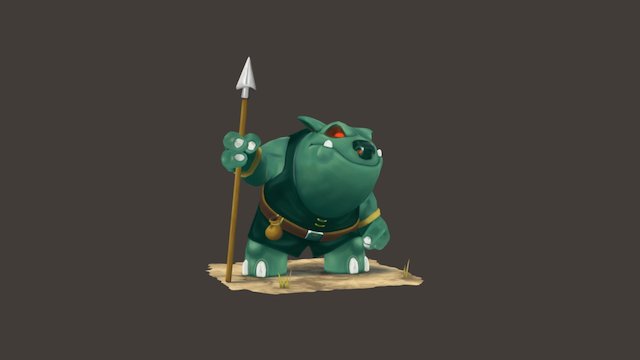 Moblin, Zelda (1986) 3D Model