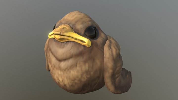 Baby Bird 3D Model