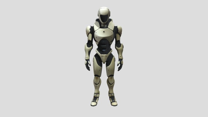 humanoid robot 3D Model