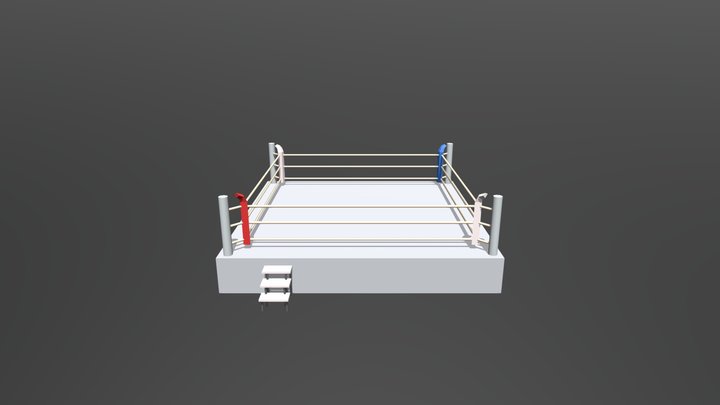 EXP_Boxing RIng 3D Model
