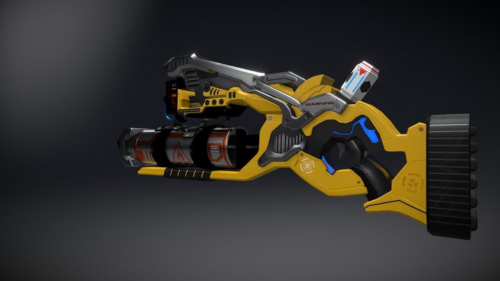 Strange Gun 3D Model